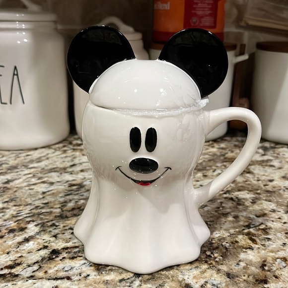 Disney Other - New Disney Mickey Mouse Ghost Mug Topper Halloween Coffee